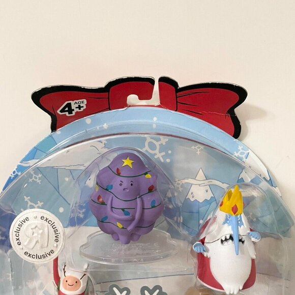 Adventure Time Holly Jolly Pack Jake Finn LSP Shelby Ice King Toys R Us Damaged - Picture 2 of 16